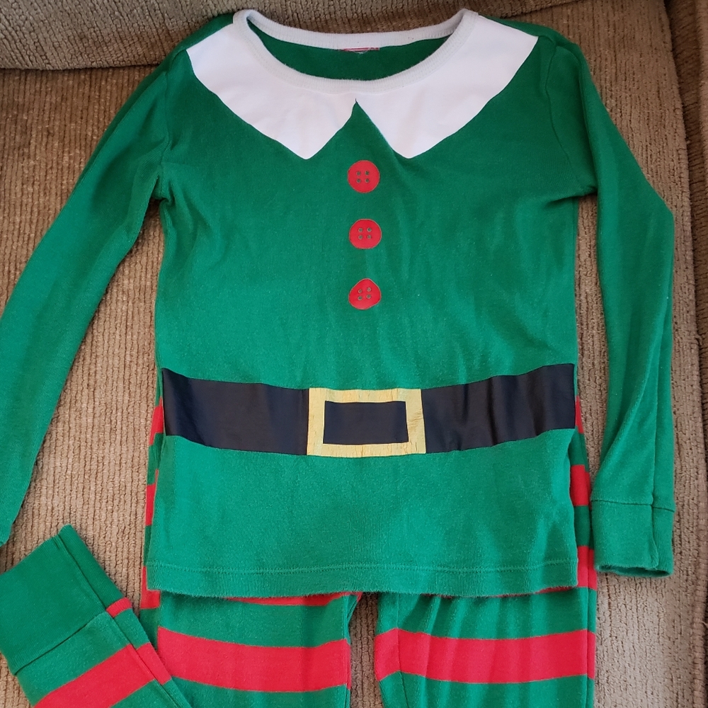 Elf Pajamas Set